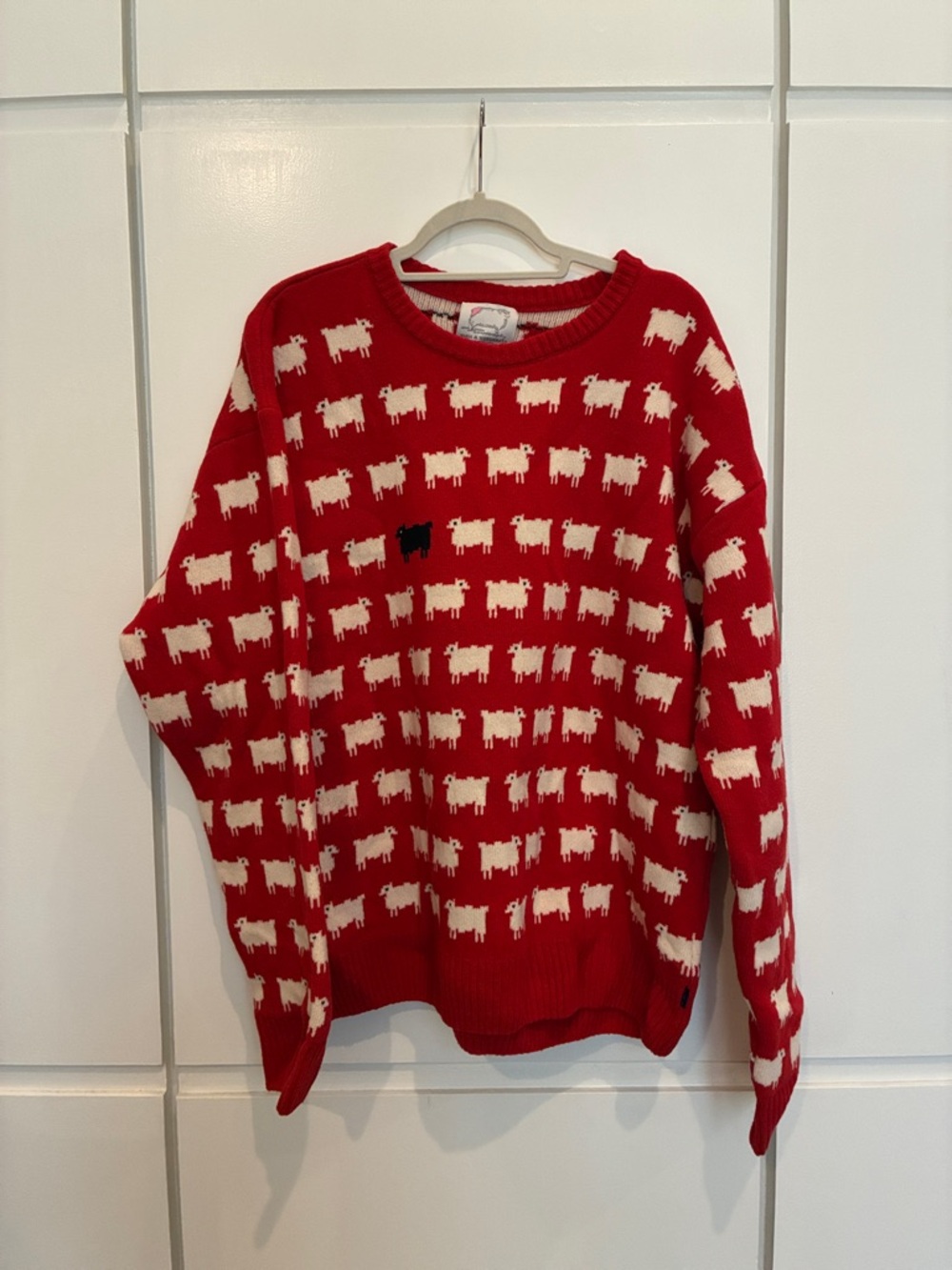 Princess Diana sheep sweater